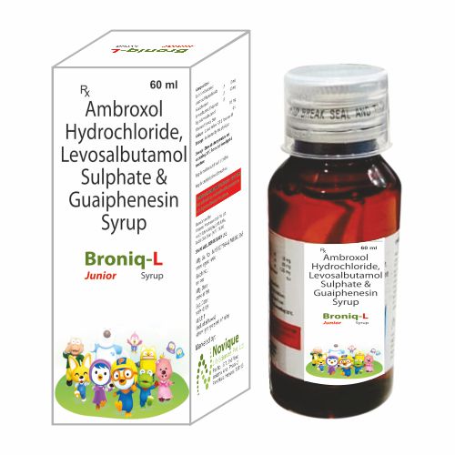 Ambroxol Hydrochloride Levosalbutamol Sulphate & Guaiphenesin Syrup